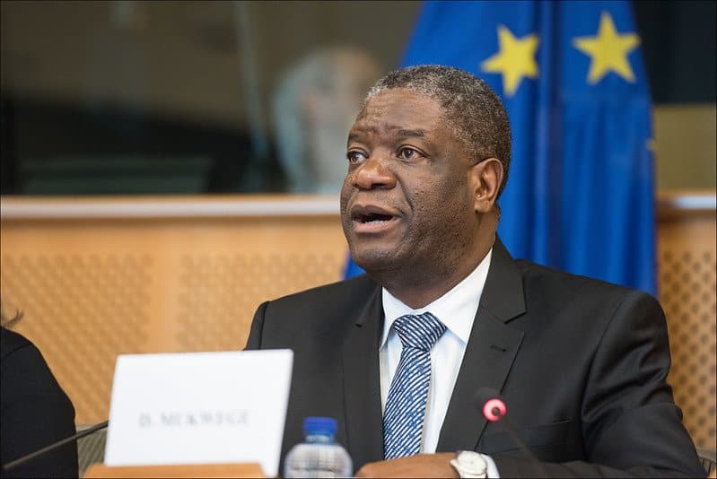 Denis Mukwege, Sakharov Prize Laureate 2014 at the European Parliament on March 26, 2015